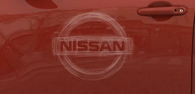 «Pintura que se sana sola»: Nissan para iPads
