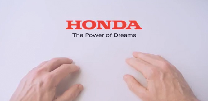 Campaña Honda: «Hands»
