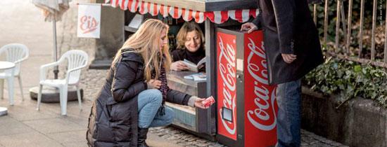 Mini kiosco de Coca Cola